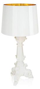 Kartell - Stolní lampa Bourgie, bílo-zlatá