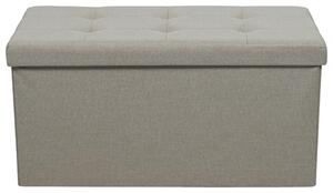 SEDACÍ BOX, textil, kompozitní dřevo, 76/38/38 cm Carryhome - Taburety