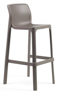 Nardi Plastová barová židle NET Odstín: Antracite - Černá