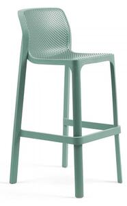 Nardi Plastová barová židle NET s nižším sedem Odstín: Antracite - Černá