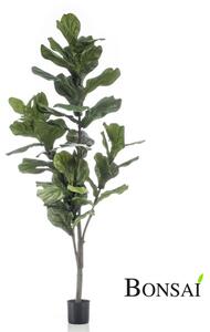 Umělý fikus Lyrata 150 cm – elegantní zelená dekorace - 121 - 150 cm
