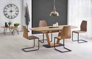 Halmar Rozkládací jídelní stůl BLACKY 160(220)x90 dub zlatý