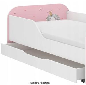 Chlapecká dětská postel s jezevčíkem 140 x 70 cm