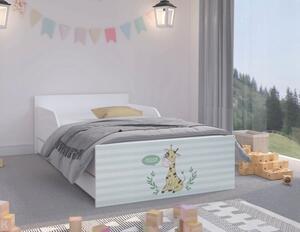 Pohádková dětská postel se žirafou 160 x 80 cm