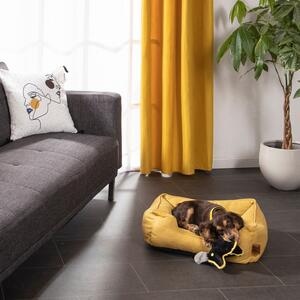 Žlutý pelíšek pro psa 50x55 cm – Love Story