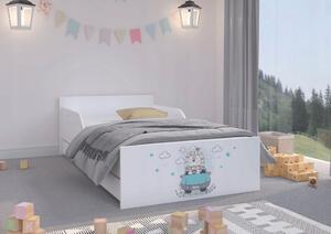 Rozkošná dětská postel 180 x 90 cm s nádherným lvíčkem