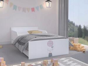 Úchvatná dětská postel 180 x 90 cm s roztomilým zvířátkem