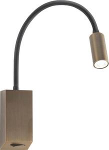 Redo 01-4802 - LED Flexibilní lampička HELLO LED/3W/230V bronzová