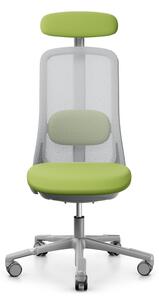 HÅG - Židle SoFi šedá s opěrkou hlavy, nižší sedák