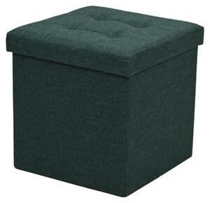 SEDACÍ BOX, textil, kompozitní dřevo, 38/38/38 cm Carryhome - Taburety