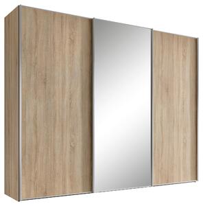 SKŘÍŇ S POSOUVACÍMI DVEŘMI, Sonoma dub, 249/240/68 cm Moderano - Šatní skříně