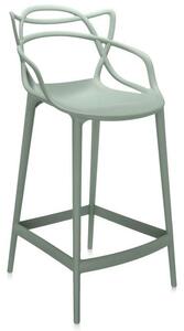 Kartell - Barová židle Masters nízká, zelená