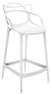 Kartell - Barová židle Masters vysoká, bílá