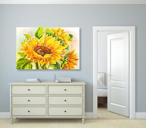 Obraz nádherná slunečnice Varianta: 90x60