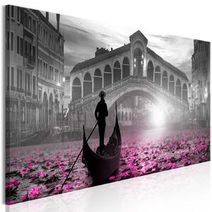 Obraz - Kouzelné Benátky - šedé II 150x50