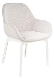 Kartell - Židle Clap Melange - béžová, bílá