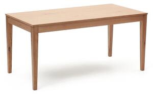 Rozkládací jídelní stůl s deskou v dubovém dekoru v přírodní barvě 80x160 cm Yain – Kave Home