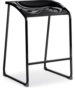 PEDRALI - Barová židle nízká AROD 500 DS - černá
