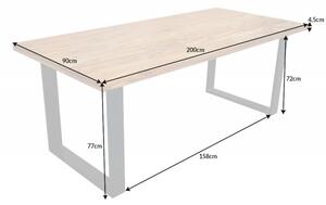 Jídelní stůl IRON CRAFT 200 CM masiv sheesham Nábytek | Jídelní prostory | Jídelní stoly | Všechny jídelní stoly