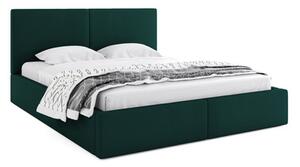 Čalouněná postel HILTON 160x200 cm Zelená