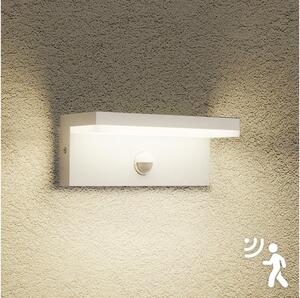 Brilagi -LED Venkovní nástěnné svítidlo se senzorem TESSI LED/10W/230V bílá IP54