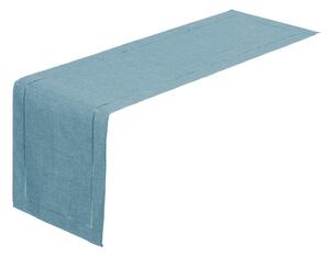 Světle modrý běhoun na stůl Unimasa, 150 x 41 cm