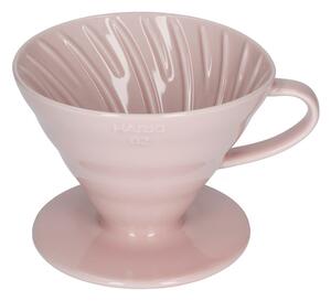 Hario dripper V60-02 keramický růžový