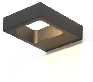 LEA nástěnná černá 230V LED 6W 3000K - RED - DESIGN RENDL