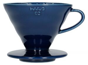 Hario dripper V60-02 keramický modrý