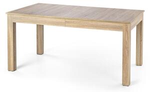 Jídelní rozkládací stůl SEWERYN –⁠ 160x90x76 (+140) dřevo, dub sonoma