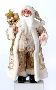 Dům Vánoc Vánoční dekorace Santa béžový 46 cm