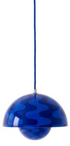 &Tradition Závěsná lampa Flowerpot VP1, cobalt blue/twilight blue pattern 133082A171