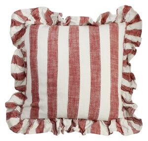 Povlak na polštář Ida Stripe Red/White 45 × 45 cm