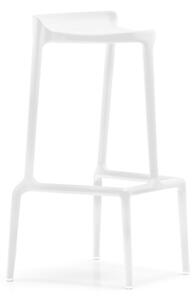 PEDRALI - Vysoká barová židle HAPPY 490 DS - bílá