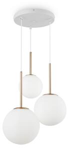 Maytoni Závěsné svítidlo BASIC, 3xE14, Ø 40 cm Barva: Bílo-zlatá