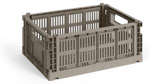 Skládací přepravka Colour Crate Medium Warm Grey