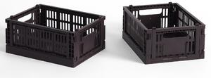 Skládací přepravka Colour Crate Mini Bordeaux – set 2 ks