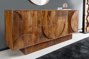 Komoda ART DECO II SMOKE BROWN 170 CM masiv mango Nábytek | Úložné prostory | Komody | Nízké 2
