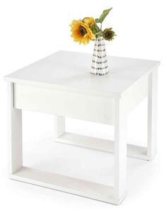 Konferenční stolek Nea - čtvercový, bílá