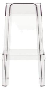PEDRALI - Vysoká barová židle RUBIK 580 DS - transparentní