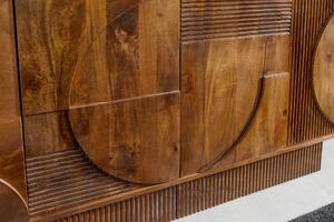 Komoda ART DECO II SMOKE BROWN 170 CM masiv mango Nábytek | Úložné prostory | Komody | Nízké 6