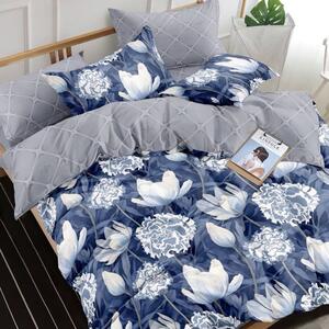 Povlečení Homa VANIA BLUE 7 dílná sada 140x200 cm Povlečení Homa VANIA BLUE 7 dílná sada 140x200 cm - 140x200 cm - 7 SET 2x polštář 2x malý polštář 2x přikrívka 1x prostěradlo - zip