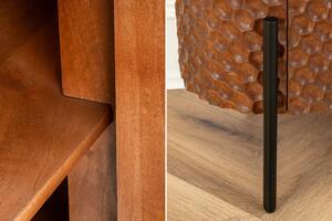 Komoda ADLON II 3D 180 CM hnědá masiv mango Nábytek | Úložné prostory | Komody | Nízké 8