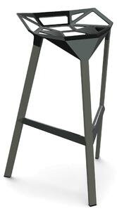 MAGIS - Barová židle STOOL_ONE nízká - šedo zelená