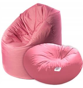 Supplies sedací vak CHILLOUT s dvoufunkcí v růžové barvě