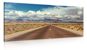 Obraz cesta v poušti