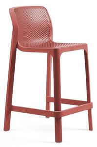 NARDI GARDEN - Barová židle NET MINI korálově červená