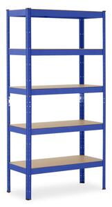 Kovový regál 180x90x40 cm 5 polic lakovaný pozink HIGHER RSM175
