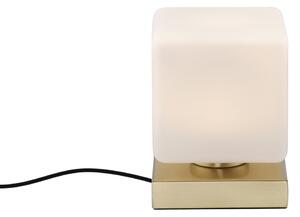 Stolní lampa mosazná včetně LED dotykově stmívatelné - Jano