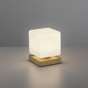 Stolní lampa mosazná včetně LED dotykově stmívatelné - Jano